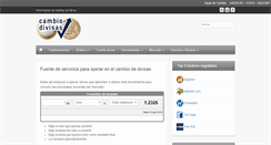 Desktop Screenshot of cambiodivisas.net