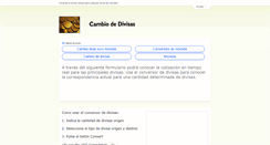 Desktop Screenshot of cambiodivisas.org