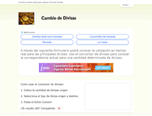 Tablet Screenshot of cambiodivisas.org